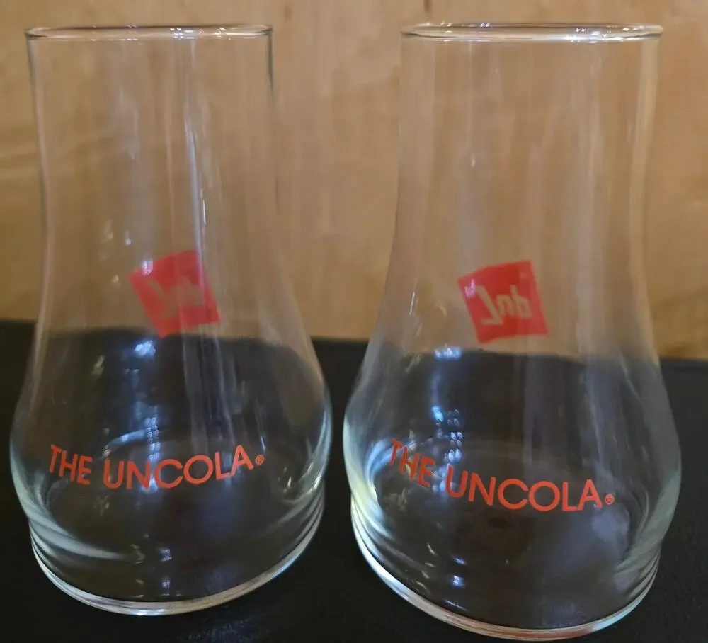 Vintage 7up-The Uncola Glasses (Set of 2)